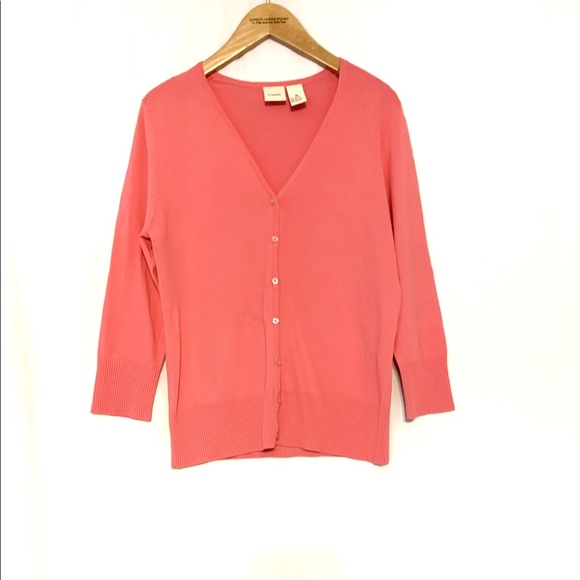 Merona Sweaters - Merona Light Pink V-Neck Lightweight Cardigan-M